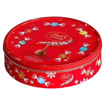 Lindt Lindor Assorted Chocolate Selection Tin 450g